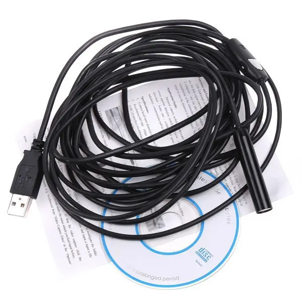 

Водонепроницаемый USB-эндоскоп 5 м IP66 для осмотра, CMOS-бороскоп