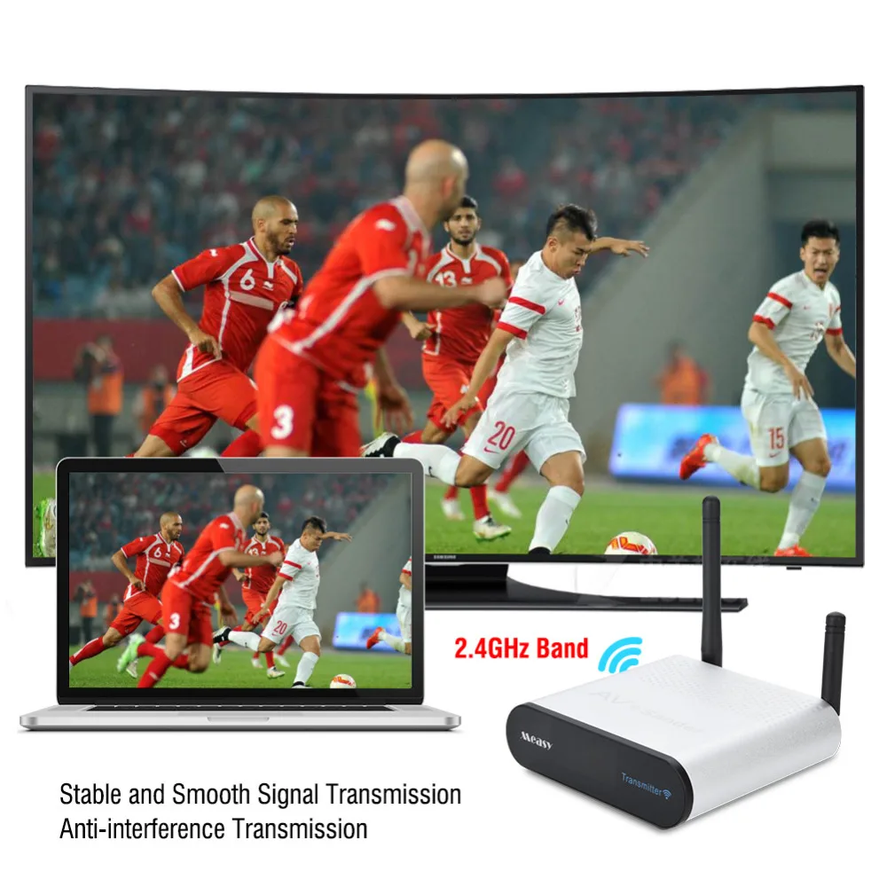 

Measy AV230 2.4GHz Wireless AV Sender No Delay 328yd Data Transmission Video Signal Transmitter