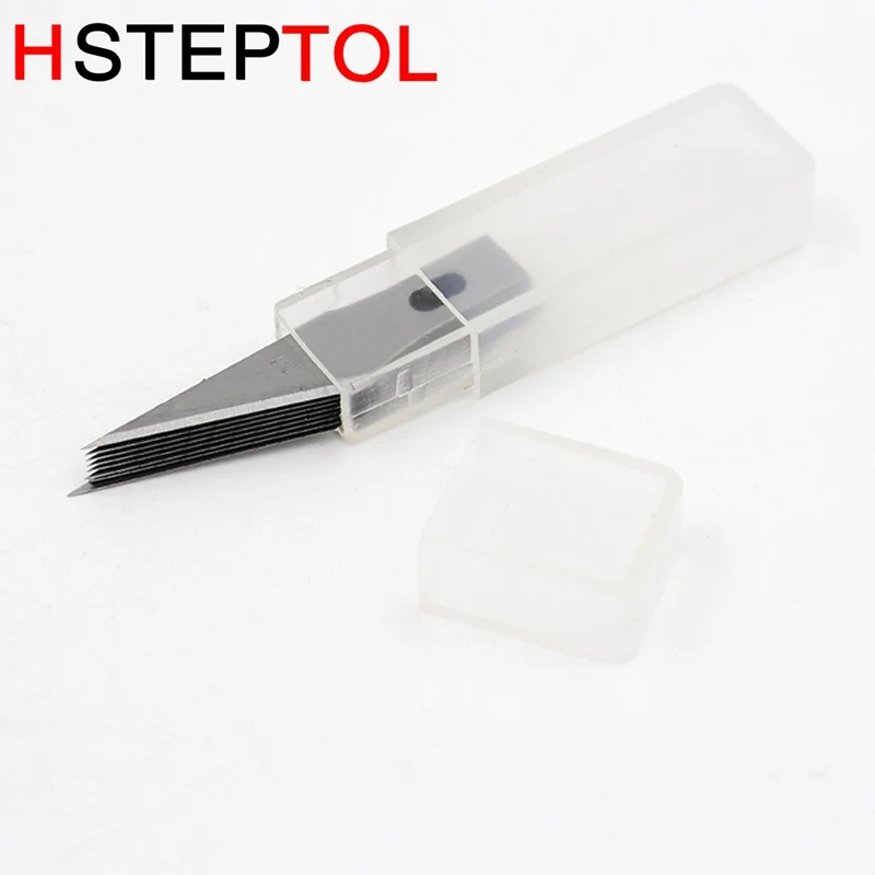 

8PCS 11# 30 Degrees Blades For Wood Carving Tools Engraving Craft Sculpture Knife Hobby Cutting Tool PCB Repair Woodworking