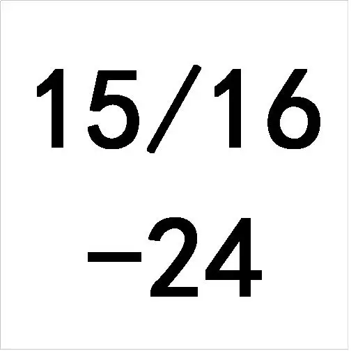 24 UN 15/16-12 16 20 24 28 32 UN UNEF HSS Метчик для правой резьбы TPI Threading инструменты для обработки формы 15/1" - Цвет: 24 UN