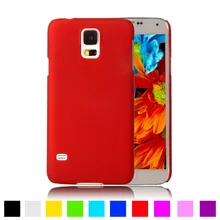 S5 mini Matte Rubberized Cover Hard Plastic Case For Samsung Galaxy S5 Mini S5Mini G800 4.5 Back Protective Phone Cases protective pu leather plastic case cover w visual window for samsung galaxy s5 black