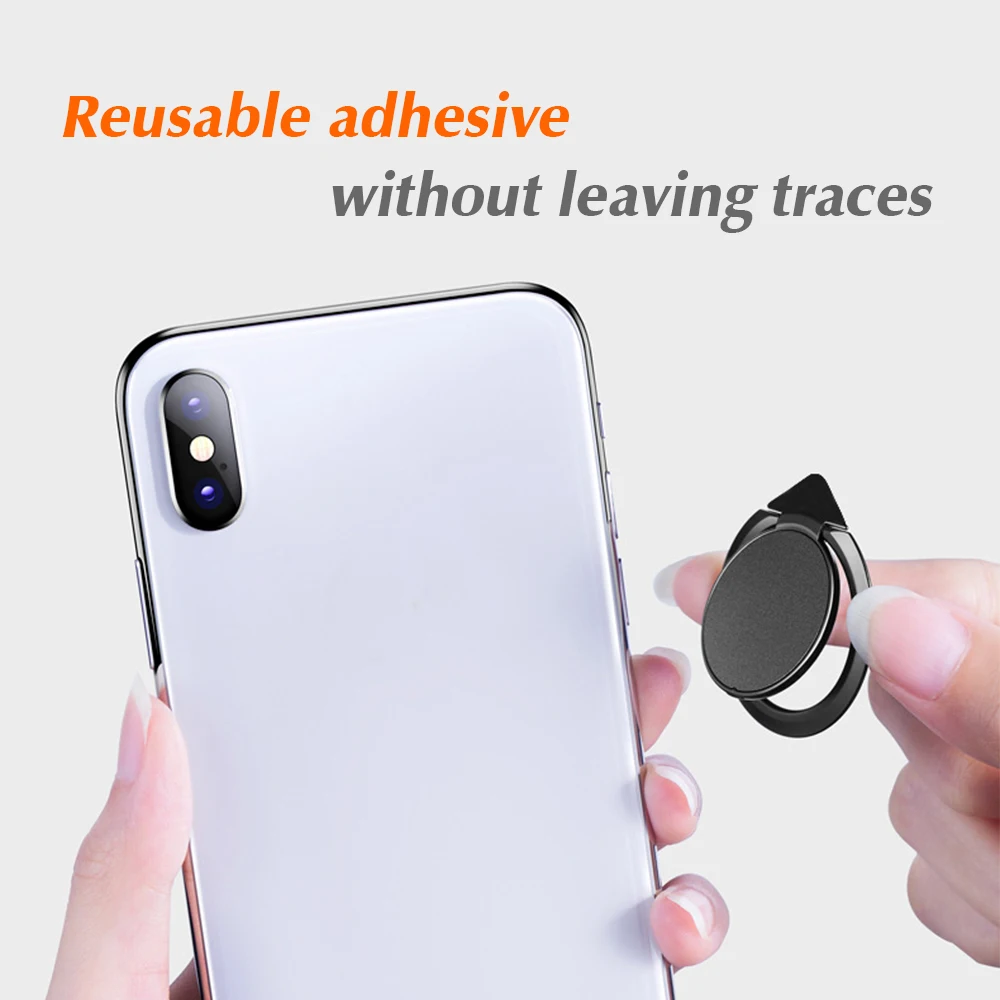 Палец кольцо телефон Смартфон Стенд держатель для iPhone X 8 7 6 6S Plus 5S смартфон 1 мм 360