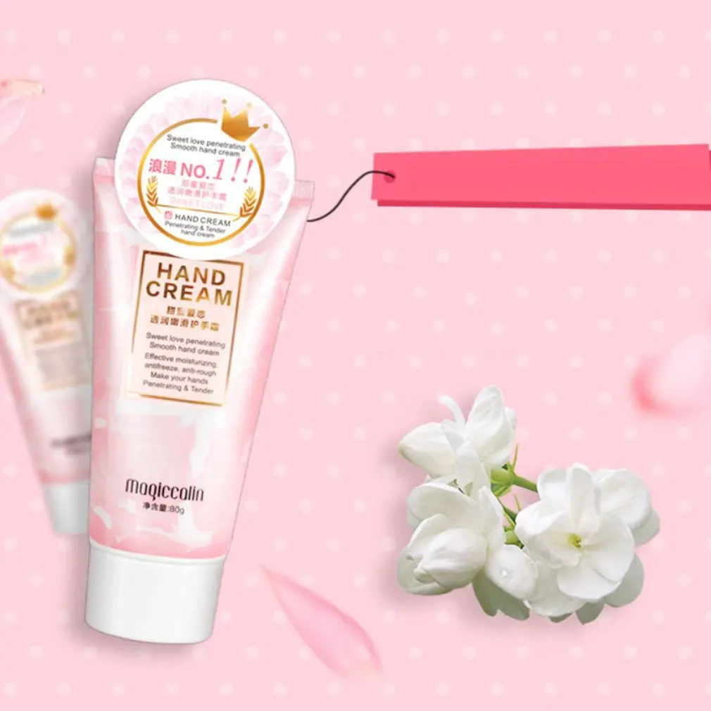

1pc Whitening Hand Cream Nourishing Sweet Romantic Hand Cream Moisturizing Anti-Crystal Hand Cream Skin Care