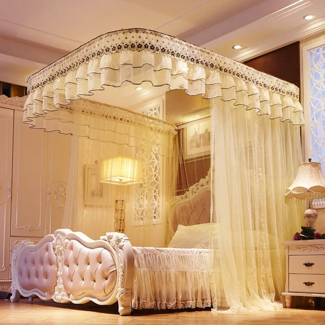 Lace Mosquito Net Extra Large For Twin Queen And King Size Bed Lace Mosquito Net Extra Large For Twin Queen And King Size Bed Canopy Quick Easy Installation Insect Fly Protect