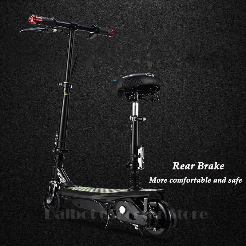 Daibot Electric Scooter For Adults Two Wheel Electric Scooters Rear Brake Mini 24V Portable Foldabe Kick Scooter Children        (19)