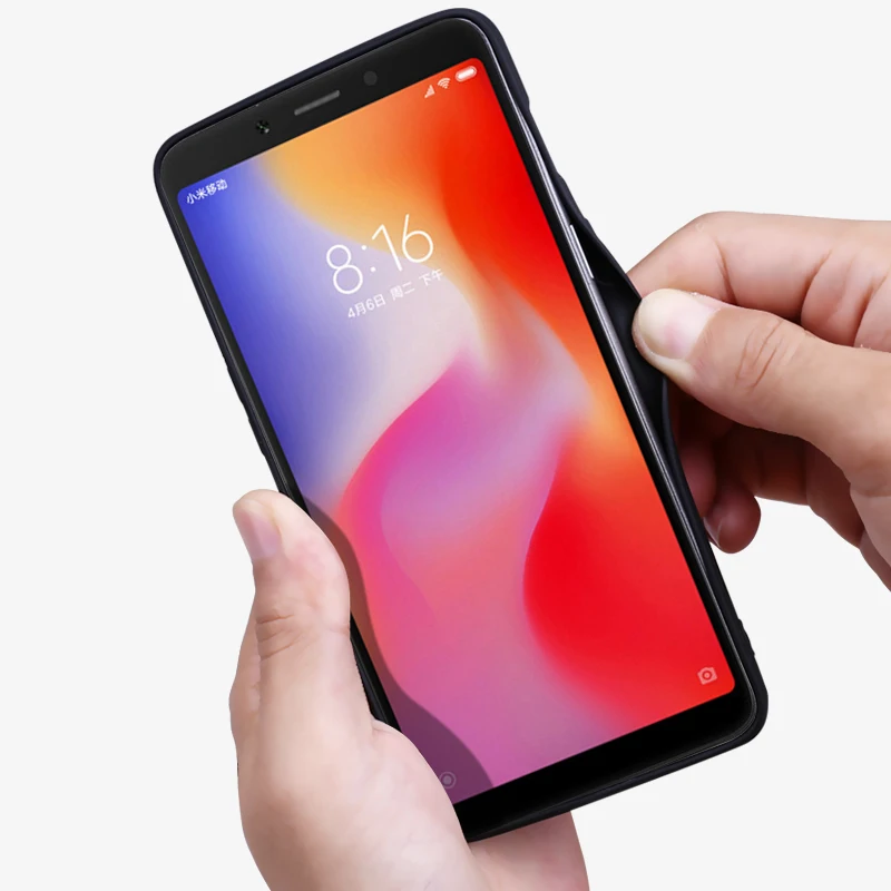 Для Xiaomi Redmi 6A Чехол чехол Mofi задний искусственная кожа зернистый Бизнес Стиль