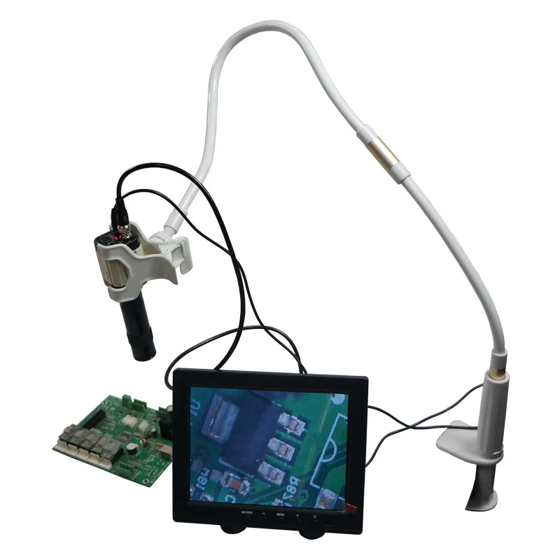 Камера LY Python CCD с 8 дюймовым монитором для BGA CNC SMT рабочего стола длиной 110 см|cameras