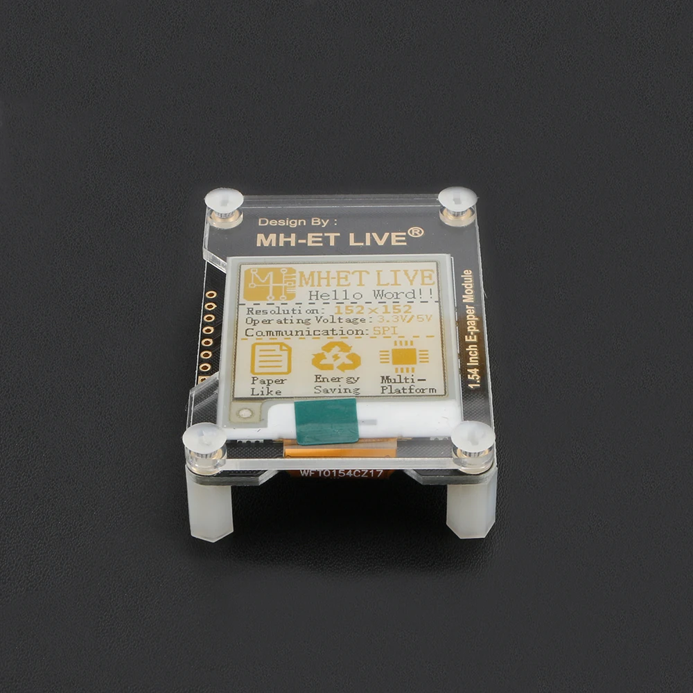 Желтый 1,54 дюймов Epaper модуль E-paper E-Ink EInk экран дисплея SPI поддержка Глобальный/часть для Arduino STM raspberry pi ESP32