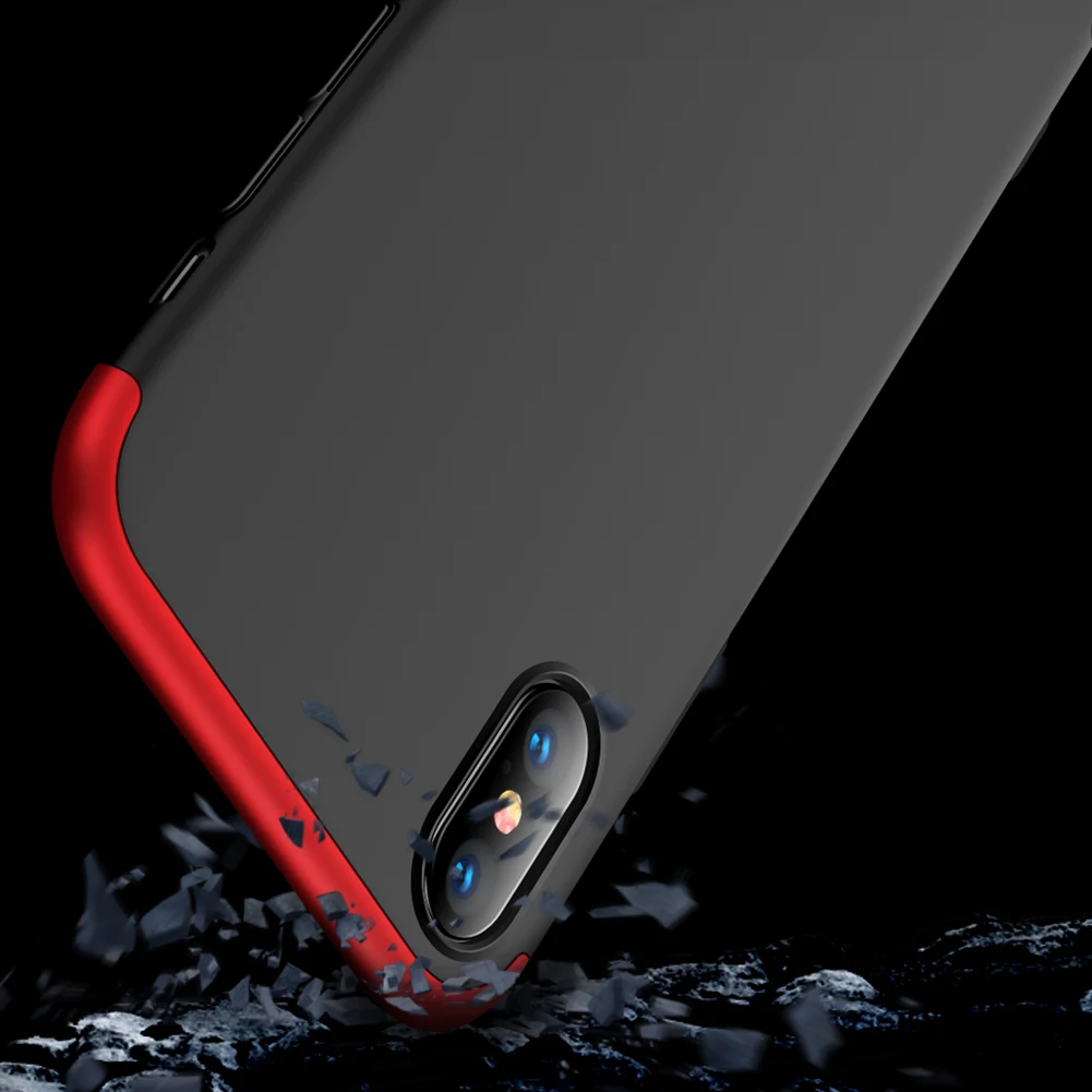 360 защитные аксессуары для телефонов Apple iPhone Max, Гибридный чехол для iPhone Xs Max, чехол 3 в 1, чехол для iPhone Xr XsMax