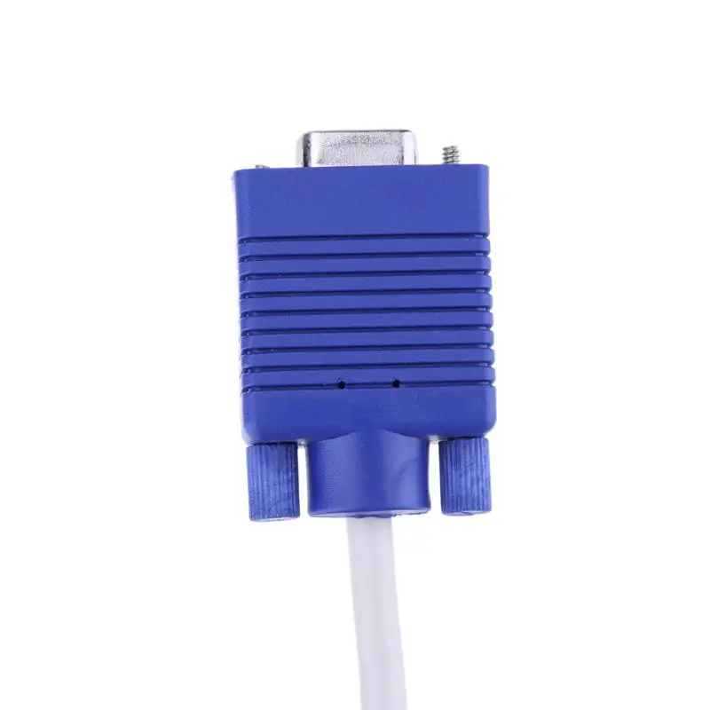 ALLOYSEED высокое качество разветвитель для кабеля VGA Dual 2 монитор 15 контактов два