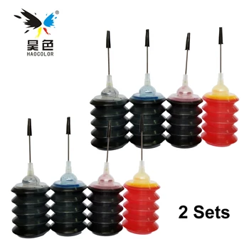 

8PCS * 30ml 2 set dye ink refill kit for epson for hp for brother for canon inkjet printers