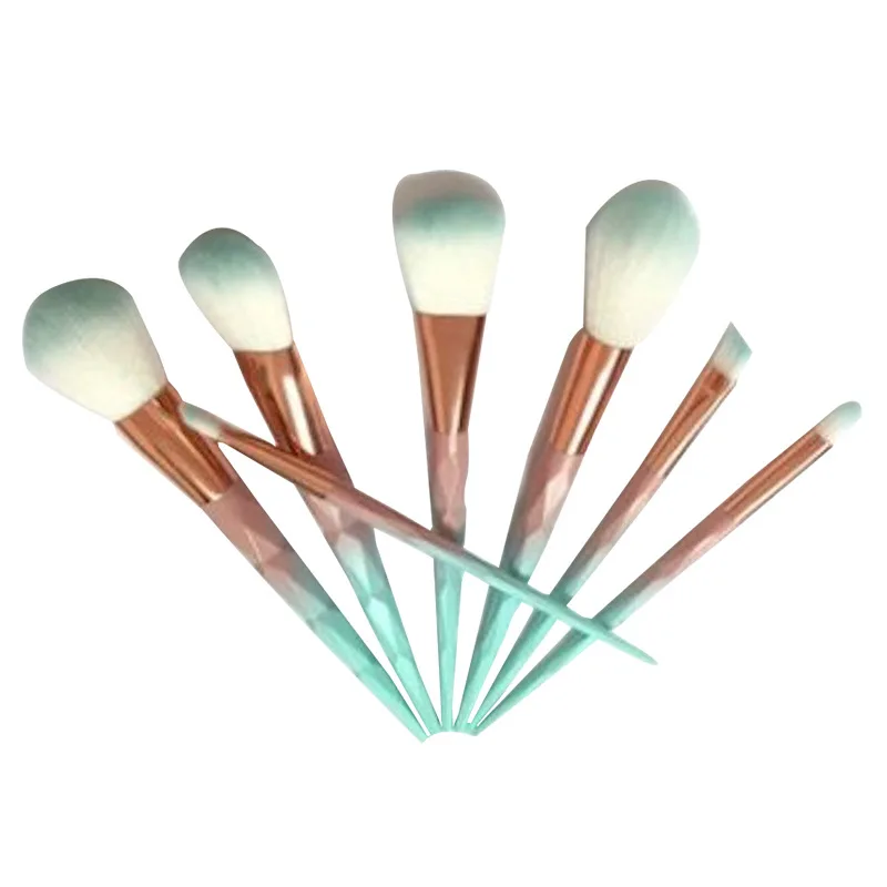 7 шт. радужные кисти для макияжа с единорогом|makeup brushes|makeup brushes brushbrush brush |