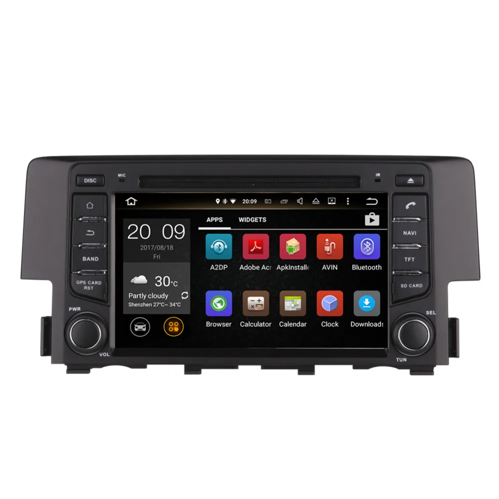 Discount Android 8.0 Octa Core 4GB RAM Car DVD Multimedia Player For Honda Civic 2016- GPS Navigation Bluetooth Head Unit Radio Stereo 4 Discount Android 8.0 Octa Core 4GB RAM Car DVD Multimedia Player For Honda Civic 2016- GPS Navigation Bluetooth Head Unit Radio Stereo 4