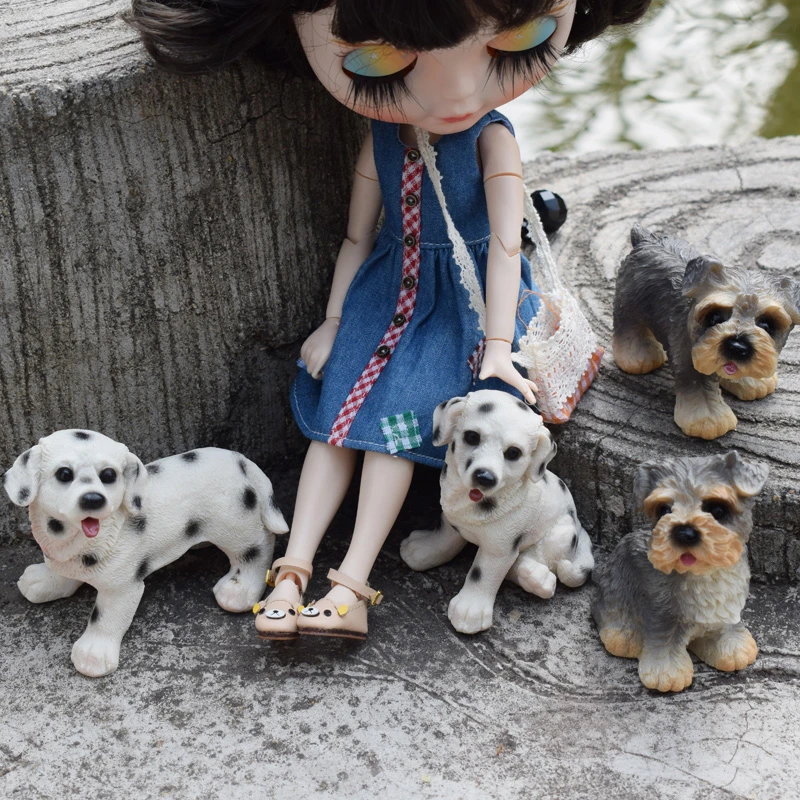 dollhouse miniature dogs