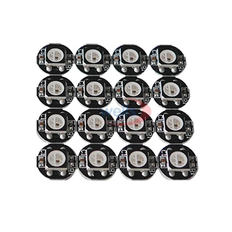 WS2812B светодиодный с радиатором(10 мм* 3 мм) DC5V 5050 SMD RGB WS2812 IC чипы