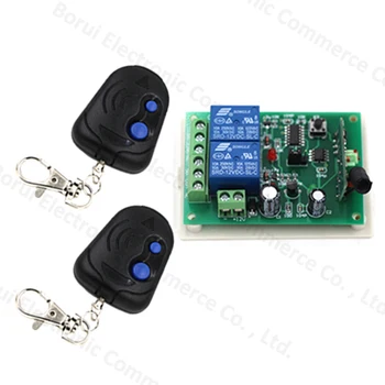 

12V 2CH wireless remote control switch Receiver +2 Transmitter wireless ON OFF Switch