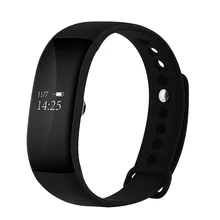 V66 сердечного ритма Смарт часы-браслет сердечного ритма Мониторы SmartBand анти-потерянный Беспроводной Фитнес трекер Браслет для iOS и Android