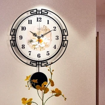 

Art Creative Modern Wall Clock Living Room Chinese Acrylic Vintage Home Decor Kitchen Duvar Saati Clocks Wall Home Decor 50w147