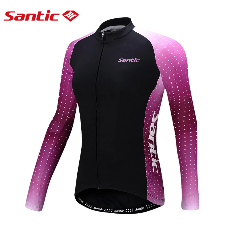 Santic профессиональные Трикотажные изделия для велоспорта с длинным рукавом весна