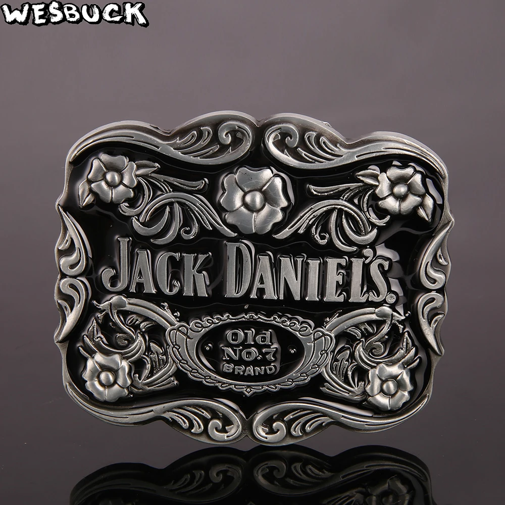 WesBuck Belt Buckles Unique Metal New Cool Buckles Western Mens Vintage JACK DANIEL'S Western