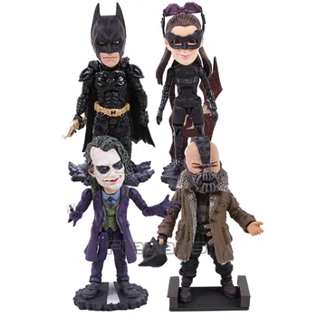

TOYS ROCKA! The Dark Night Rises Batman Bane Joker Catwoman PVC Action Figure Collectible Model Toy (eyes can move)