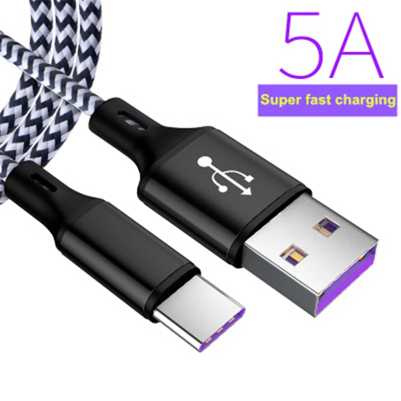 

3.1 Type-C Original Supercharge Super Charger Cable for Huawei P30 P20 Pro lite Mate20 10 Pro P10 Plus lite USB Charging Cable
