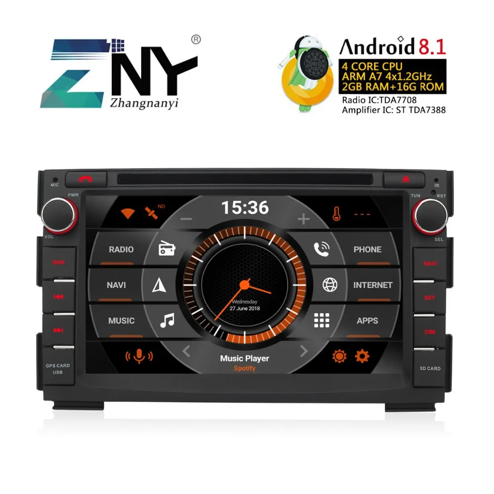 

7" Android 8.1 Auto Radio GPS For Kia Ceed 2009 2010 2011 2012 Car DVD Stereo FM Navigation WiFi Audio Video Free Backup Camera