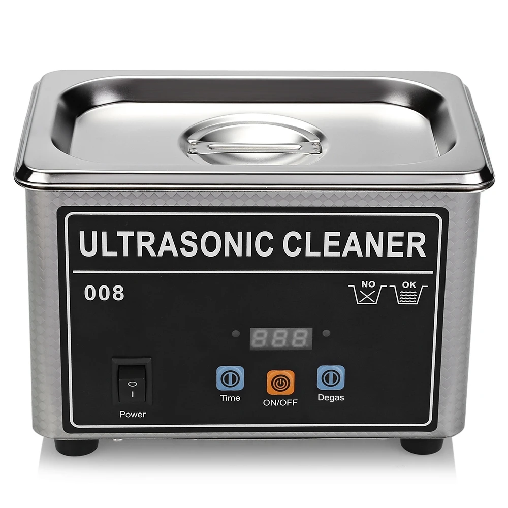 

CJ - 008 0.7L Professional Ultrasonic Cleaner Machine Digital Timer For Manicure Jewelry Watches Denture Chain Cleaner
