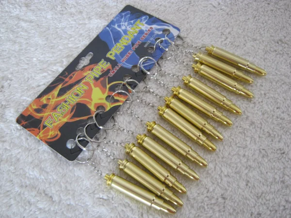 

Gold Bullet Sniffer Dispenser Snorter Snuff Metal Filter Tube Smoking key Pipe Keychain Snuff Snorter