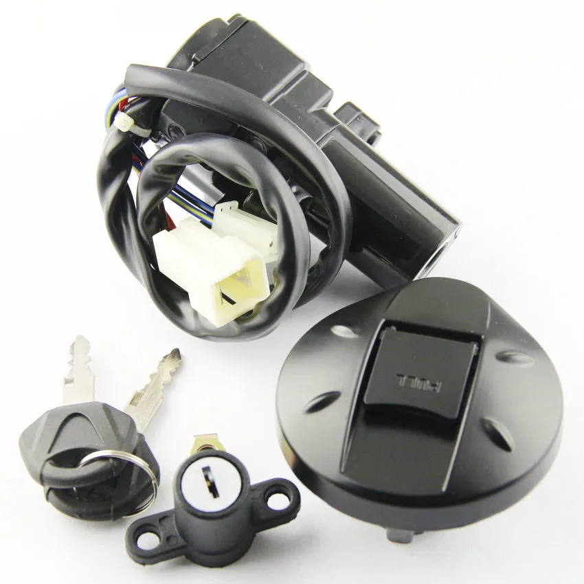 

Fuel Tank Cover Cap Lock With Ignition Switch Lock FOR YAMAHA XT660 XT660R XT660X