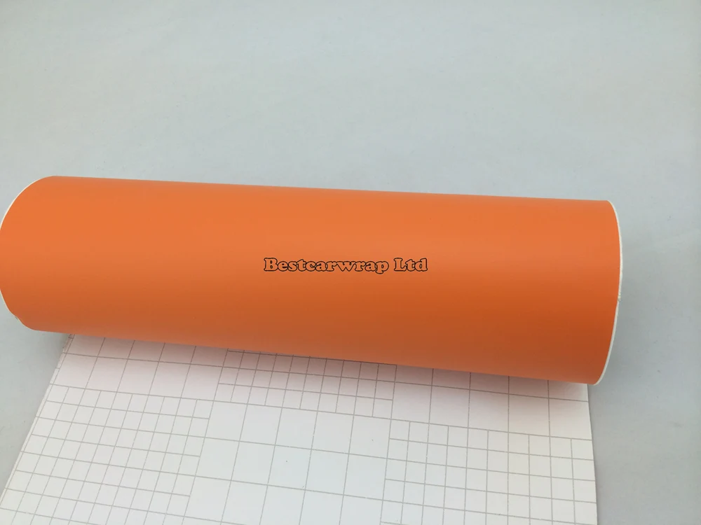 orange matt wrap orange matte film wrap foile 3m (5).JPG