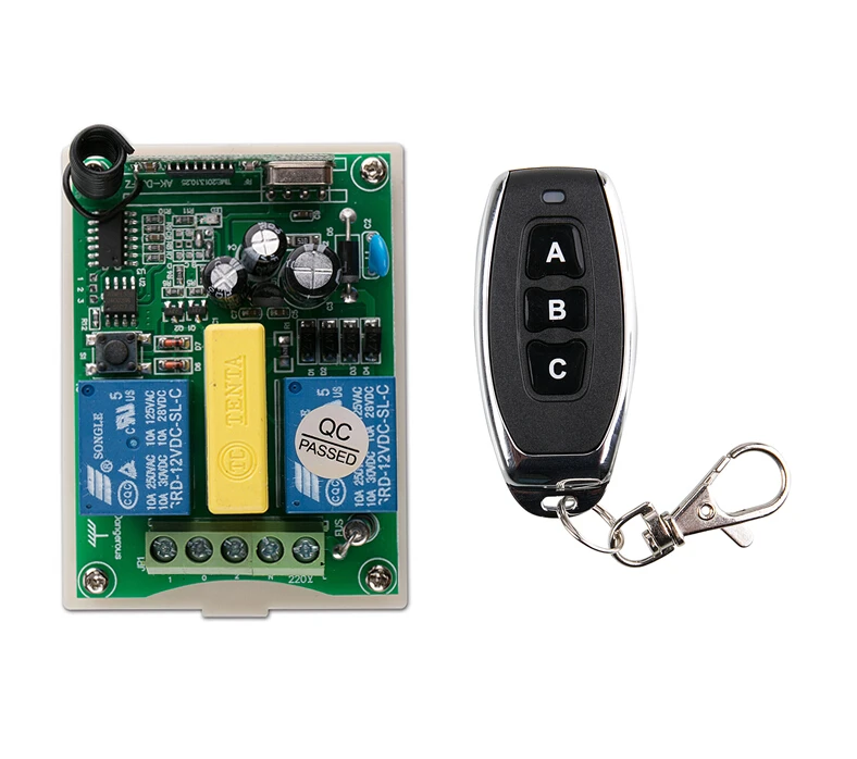 ac 220 v rf 2ch wireless remote 1 receiver 1 transmitter tubular motor garage door ac 220 v rf 2ch wireless remote 1 receiver 1 transmitter tubular motor garage door