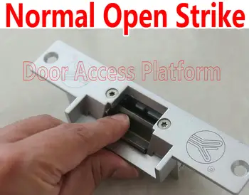 

Normal Open Electric Strike Lock,2 pcs per lot of DC12V Door Lock strike for access control, Door Strike NO different Motor Lock