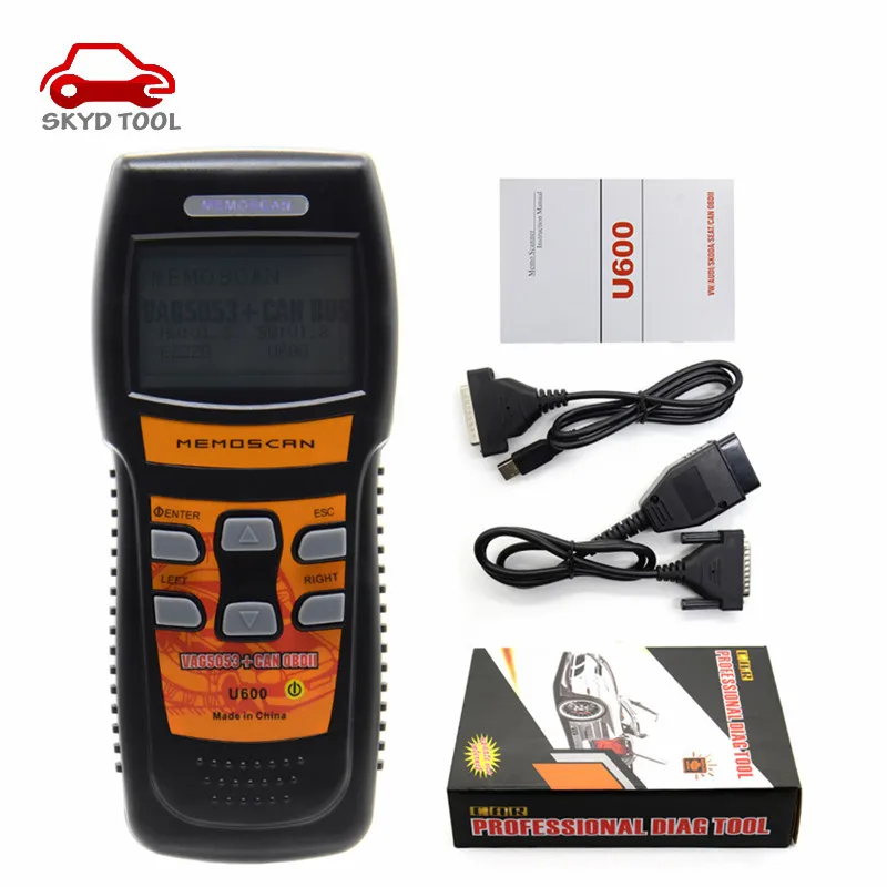 

OBD2 Memoscan U600 Diagnostic Scanner Tool for VW for Audi U600 OBD2 CAN-BUS Code Reader Live Data Update online