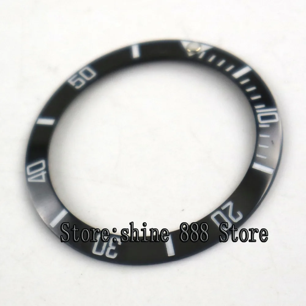 

38mm black ceramic bezel insert for 40mm sub mens watch B01