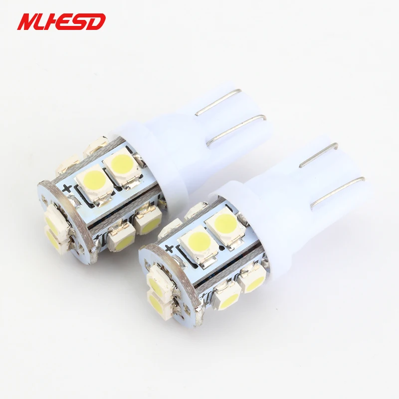 20Pcs Bright Blue 3528 10SMD LED License Plate Tag Light Lamp Bulbs T10 168 194