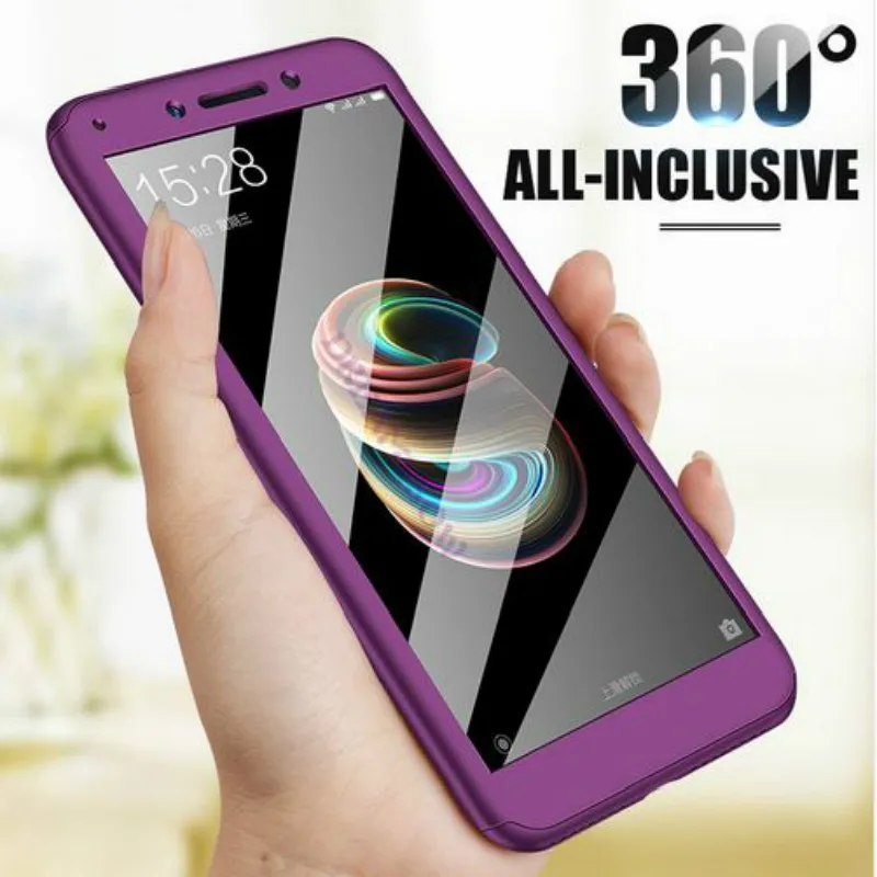 

360 degree Full Cover Phone Case For Xiaomi Mi 9 8 A2 Lite 5X 6X A1 Redmi Note 7 6 5 Pro 5A 6A Shockproof Protection Case Cover
