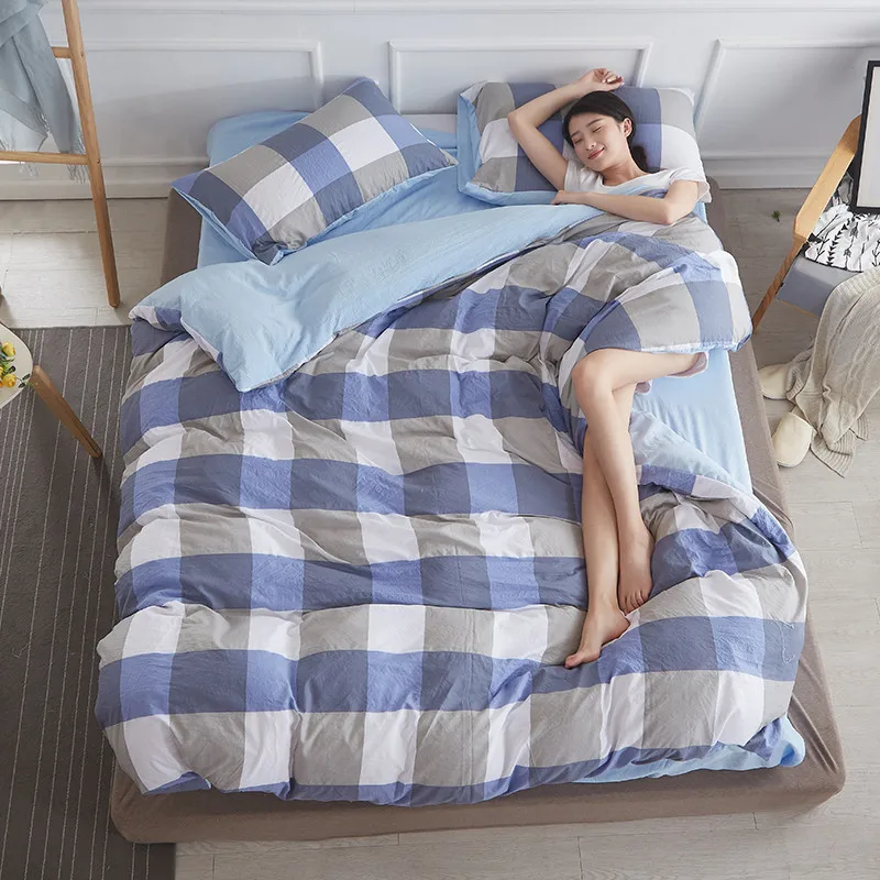

Modern style Bedding Sets Polyester Duvet Cover set Sheet Pillowcase Twin Full Queen size King Super Soft 4Pcs