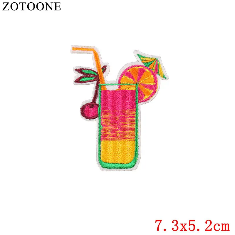 Design J ZOTOONE инопланетянин Белый Кот Роза панда Змея рука паук патч мультфильм Железный на дешевые вышитые нашивки для одежды аниме значки A - Цвет: Design J