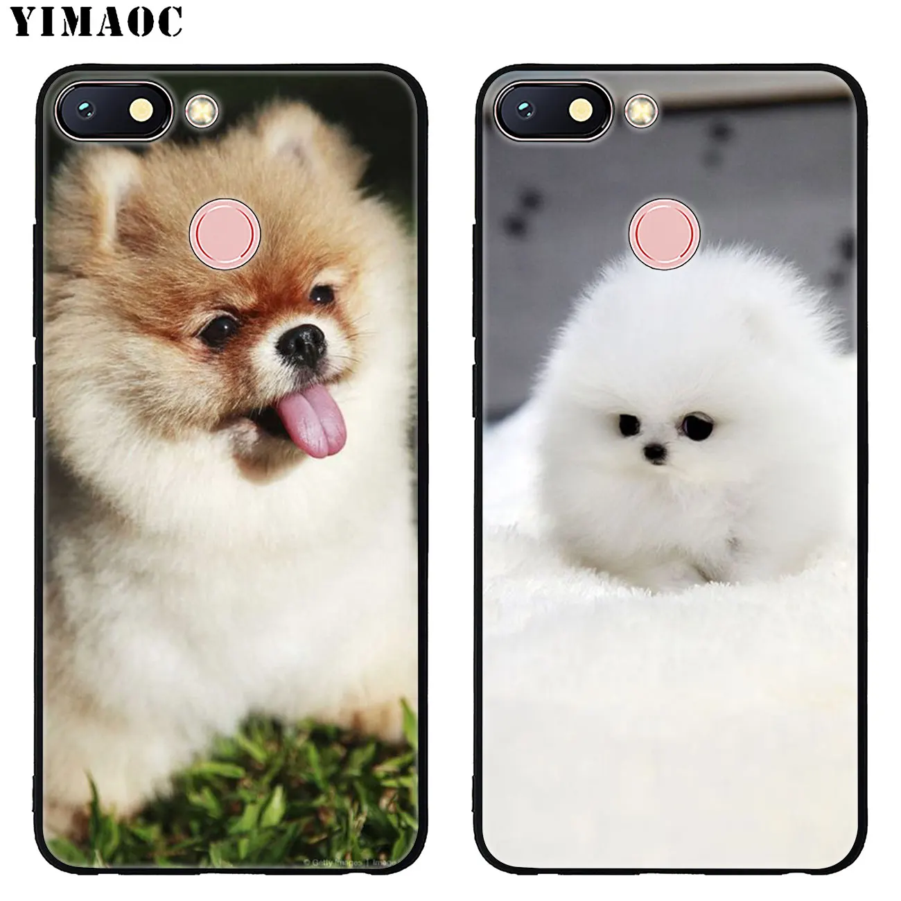 Мягкий силиконовый чехол YIMAOC для Xiaomi Redmi K30 K20 Note 8 8T 7 5 6 Pro Mi с черным цветком из