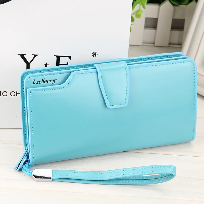  Newest women wallets Casual wallet woman purse Clutch bag Brand leather wallet long design bag gift for lady 2015003 