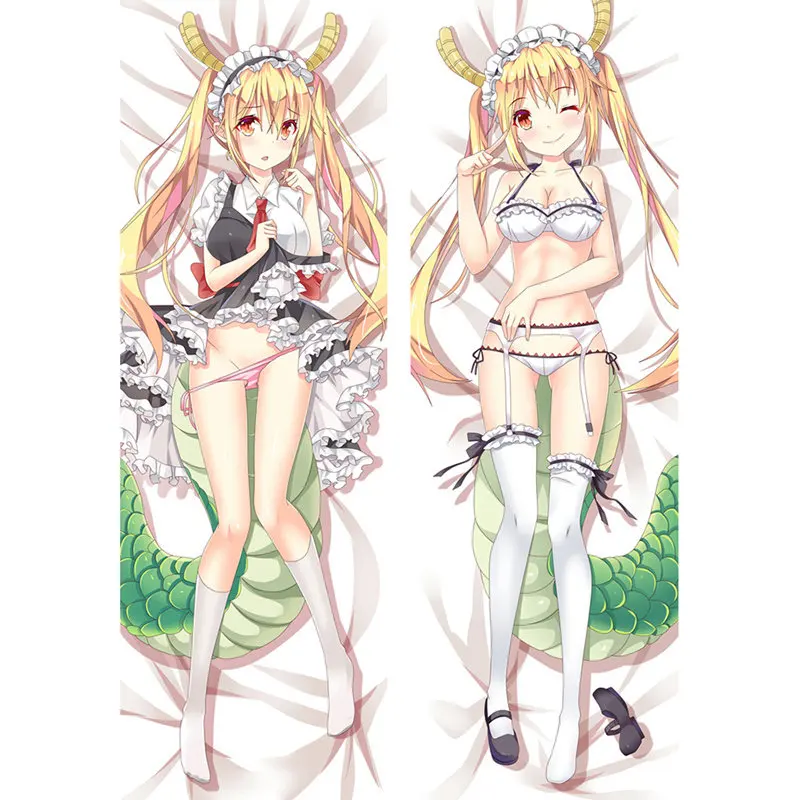 Amellor аниме Kobayashi-san Chi no Maid Dragon Dakimakura Чехол на подушку сексуальный в натуральную величину обнимающий Чехол на подушку gitfs - Цвет: 6