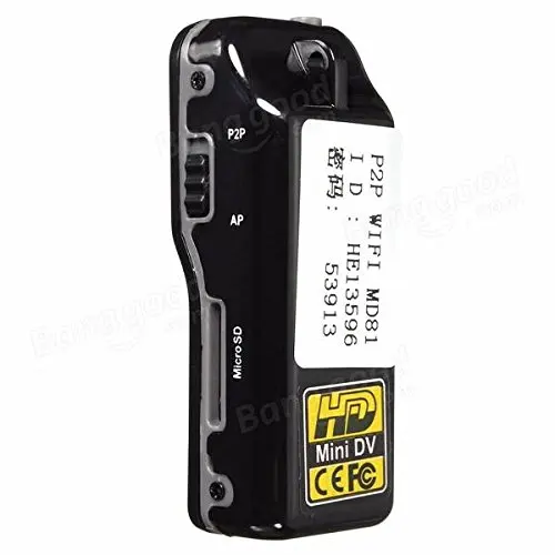 

HBUDS MD81 Mini Wireless WIFI/IP Remote Surveillance DV Security Cam Camera For IOS Android Phone