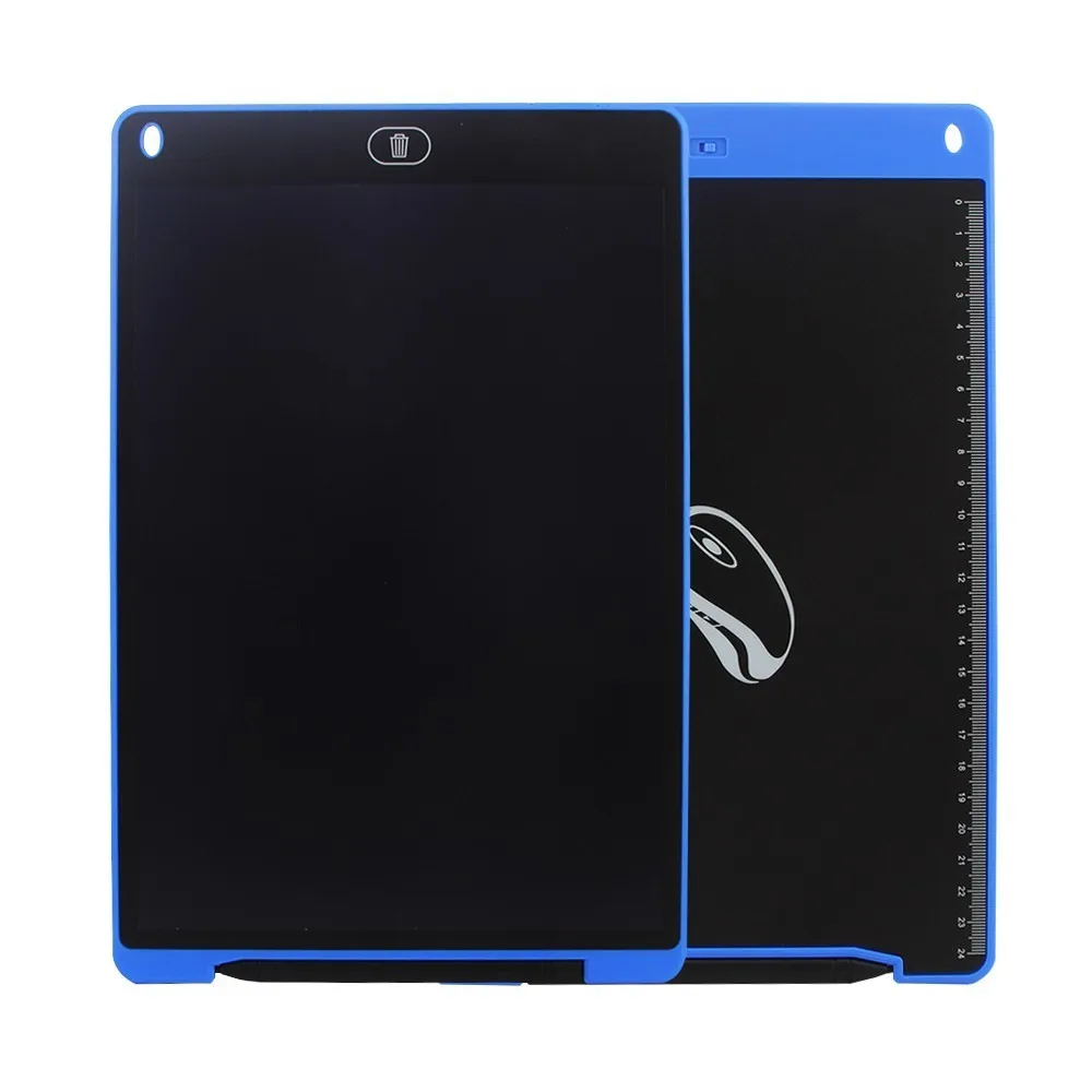 CHUYI 8," 10" 1" планшет для рисования художественный ЖК-дисплей вкладка для рисования цифровая графика записи заметок сенсорная панель с стилусом дети Gitf - Цвет: Blue12inches