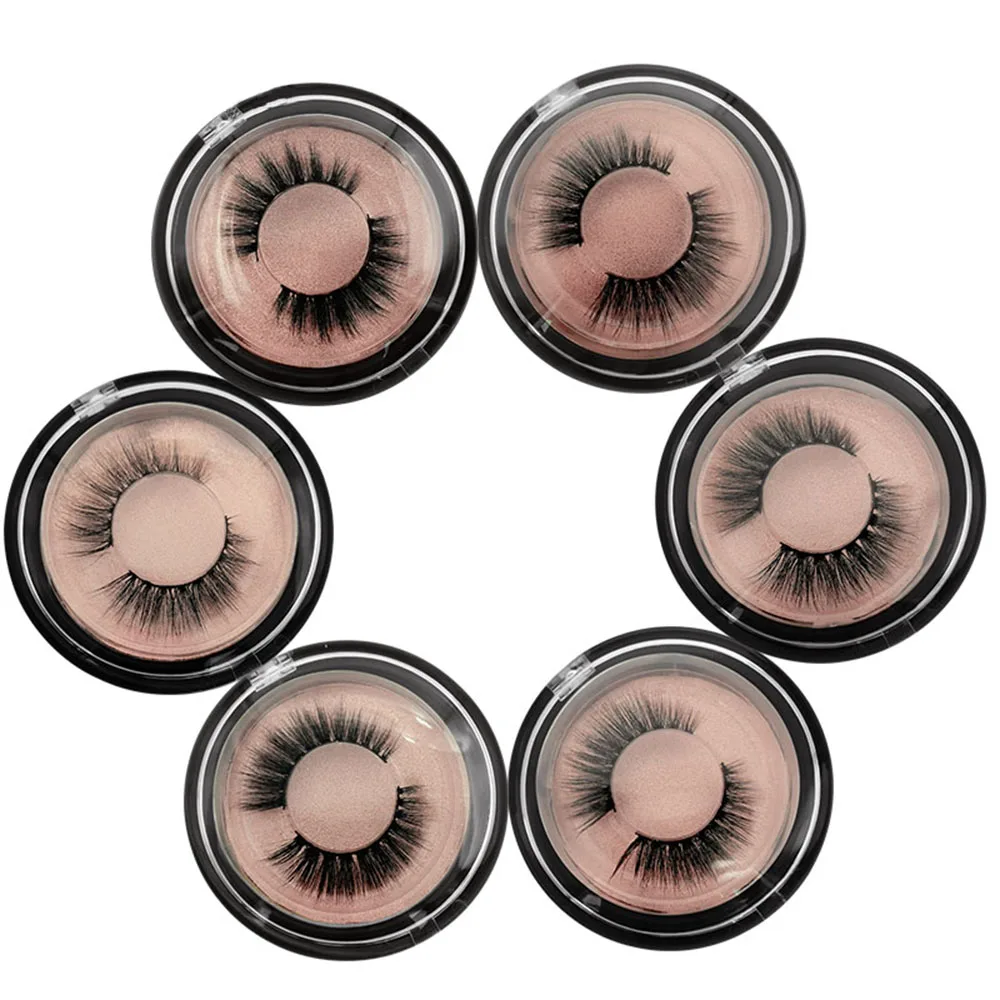 1 pair Natural Black Soft False Eyelashes 3D Mink Eyelash Eyelash Natural Eyelash Makeup Accessories Eyelash Extension