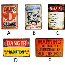 Металлическая вывеска-плакат Железный флаг доска бар клуб кафе-гараж художественное оформление стен новые вечерние аксессуары versieringen voor feest