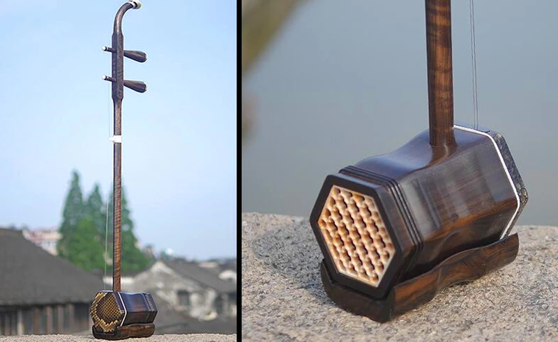 Erhu Китайский инструмент профессиональный Huqin Strik Muziek macassar ebony Erhu instrumento аксессуары струнный лук erhu книжный тюнер