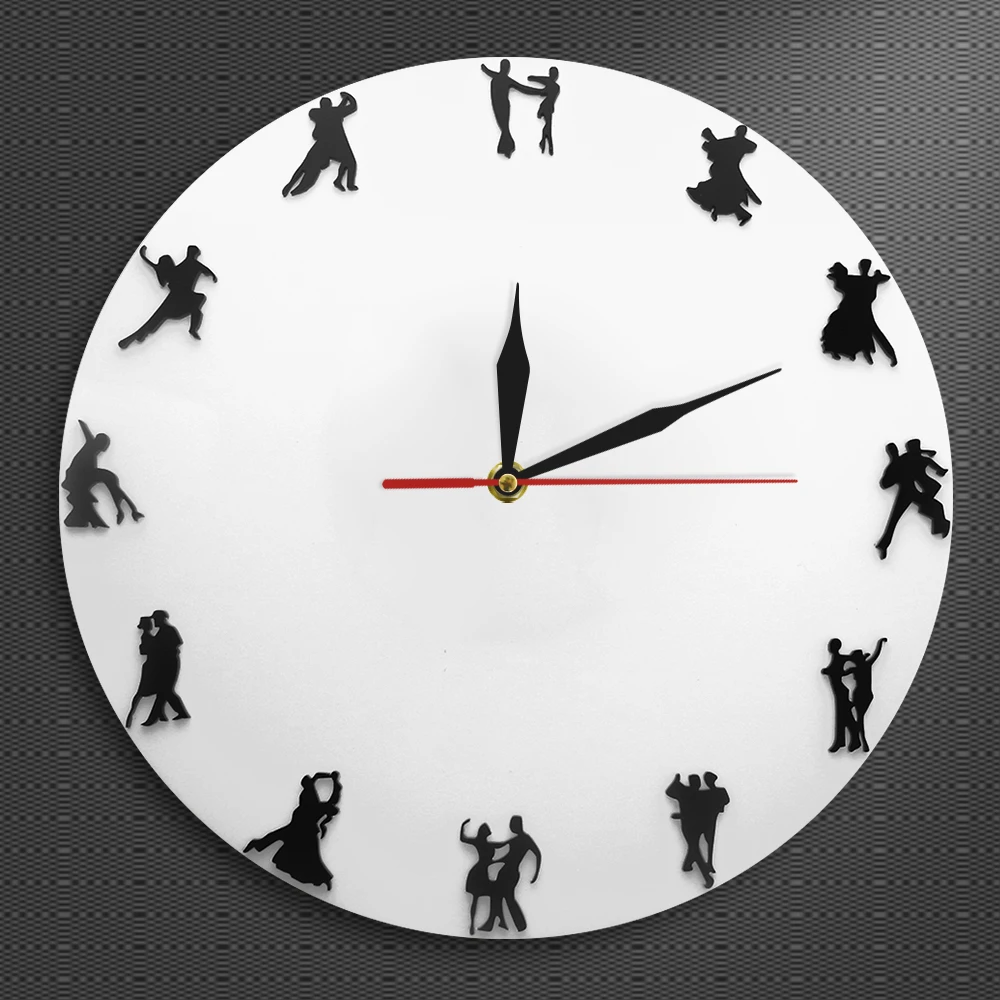 1 шт. пары танцевальные настенные часы вальс знаковые часы современное Танго настенные часы бальные танцы настенные часы для танцора