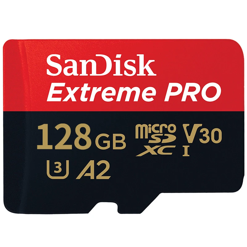 Карта памяти SanDisk Extreme Pro Mini Sd карта Micro SD TF с адаптером для Gopro C10 U3 V30 A1 32 Гб 64 128