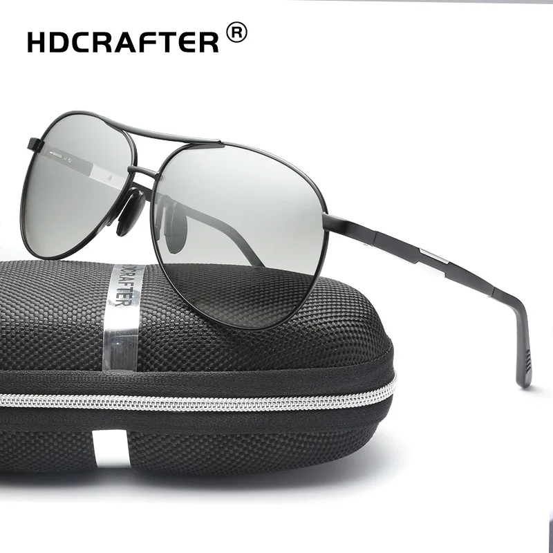 HDCRAFTER поляризованные солнцезащитные очки для вождения фотохромные мужские
